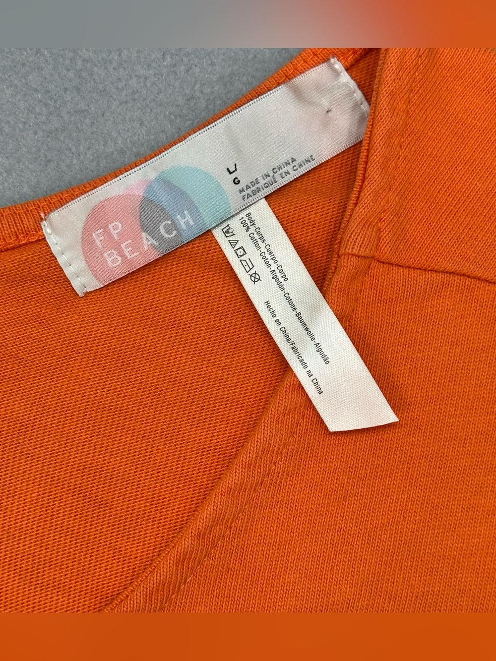 Free People Women's Orange Short Sleeve Casual Dress - Picture 5 of 8